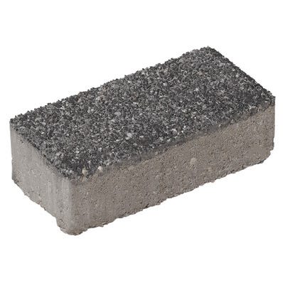 Kostka brukowa granit gr. 6 cm, wym.10x20 cm, stalowy, Libet