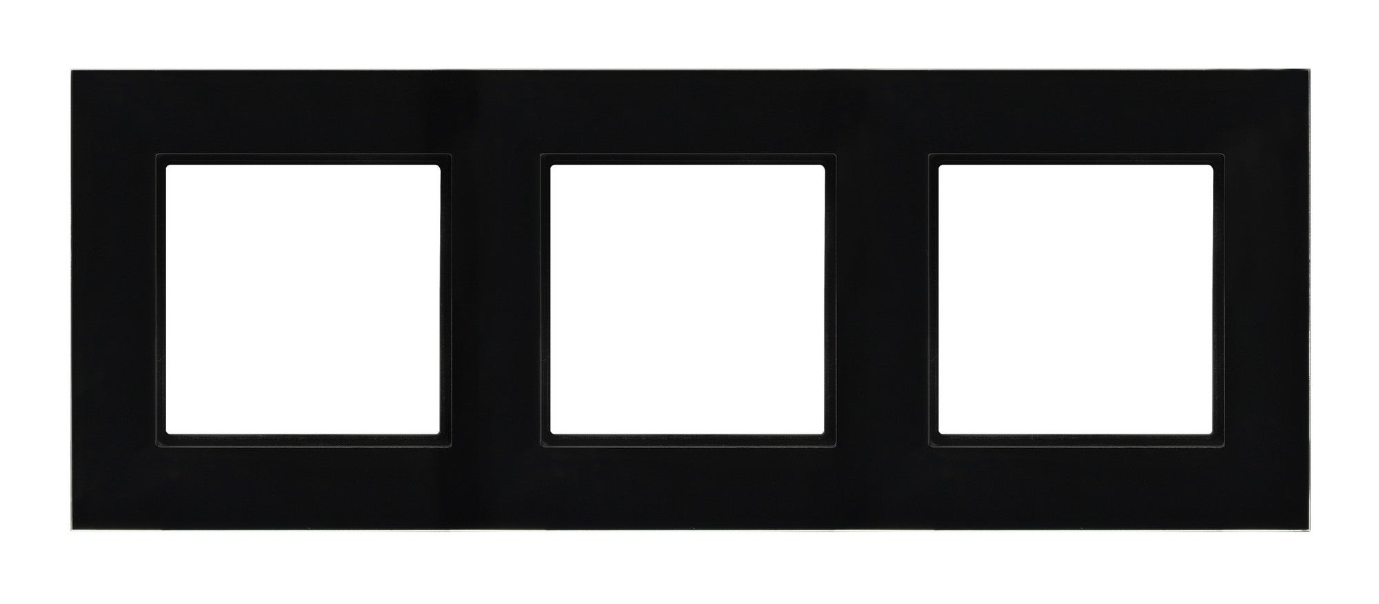 Ospel Aria ramka szkło czarne potrójna