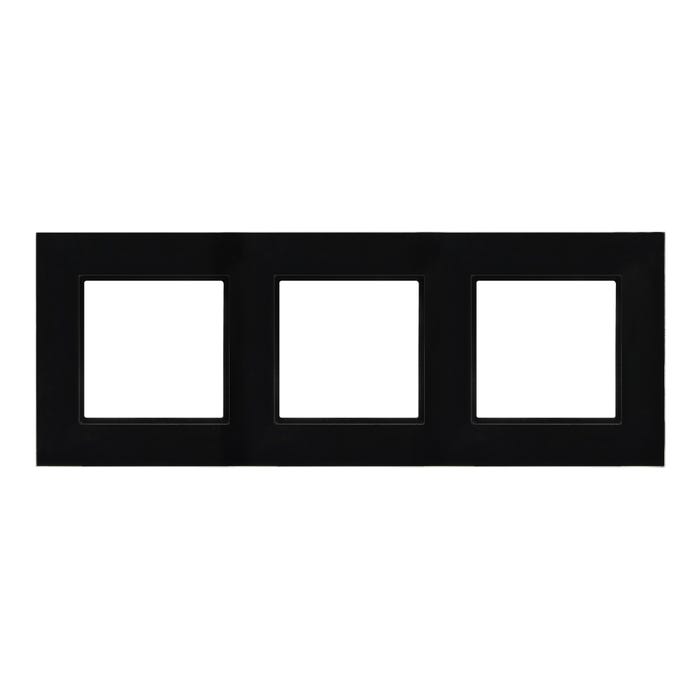 Ospel Aria ramka szkło czarne potrójna