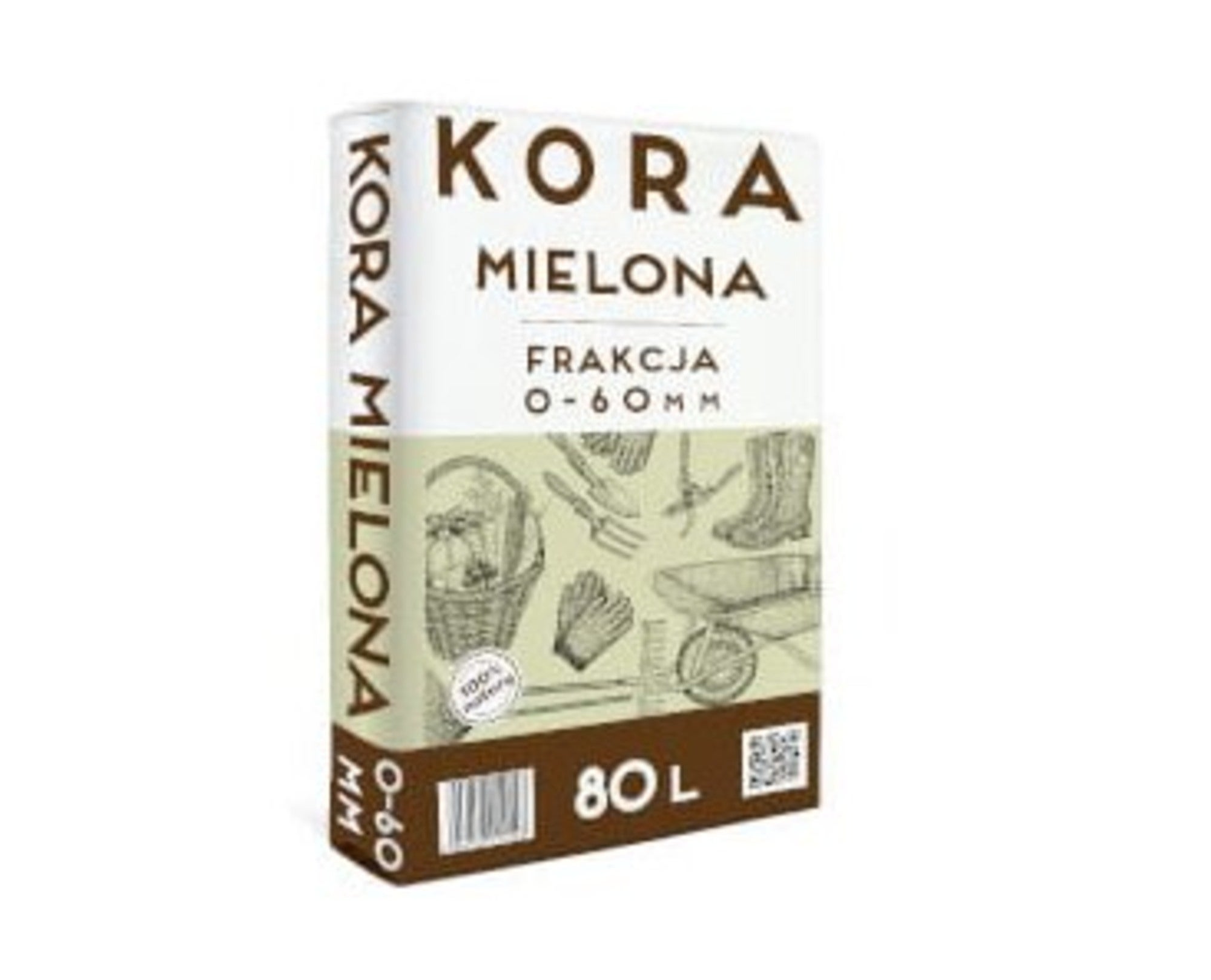 Kora mielona 0-60 mm 80l  0