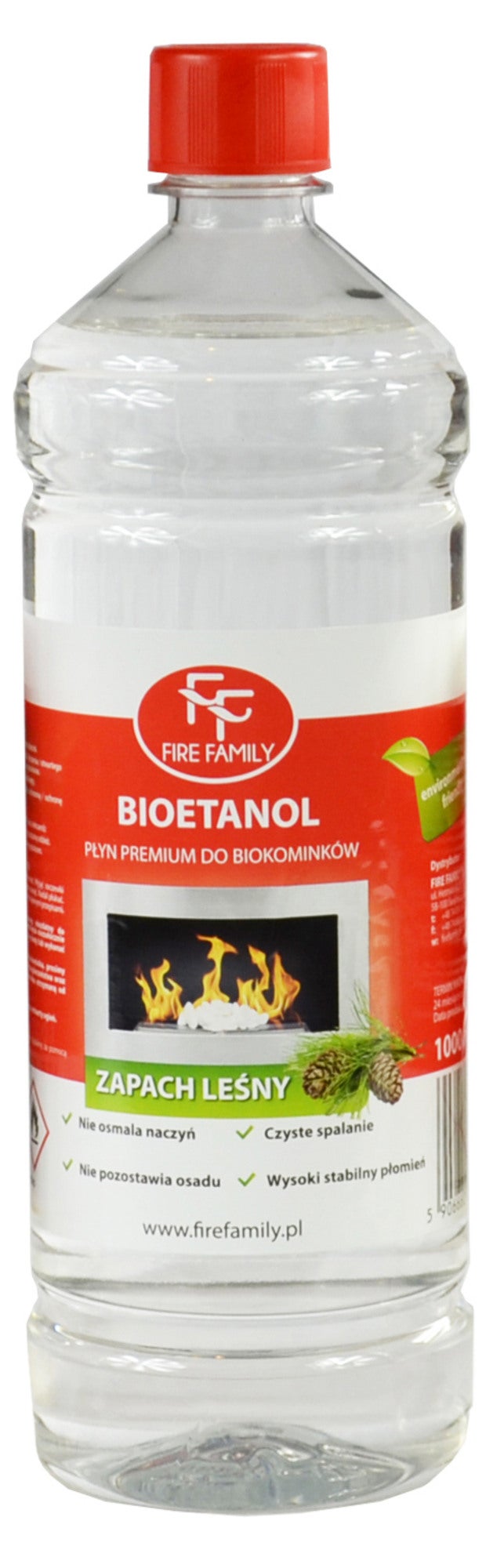 Płyn do biokominków Premium leśny 1 l 0