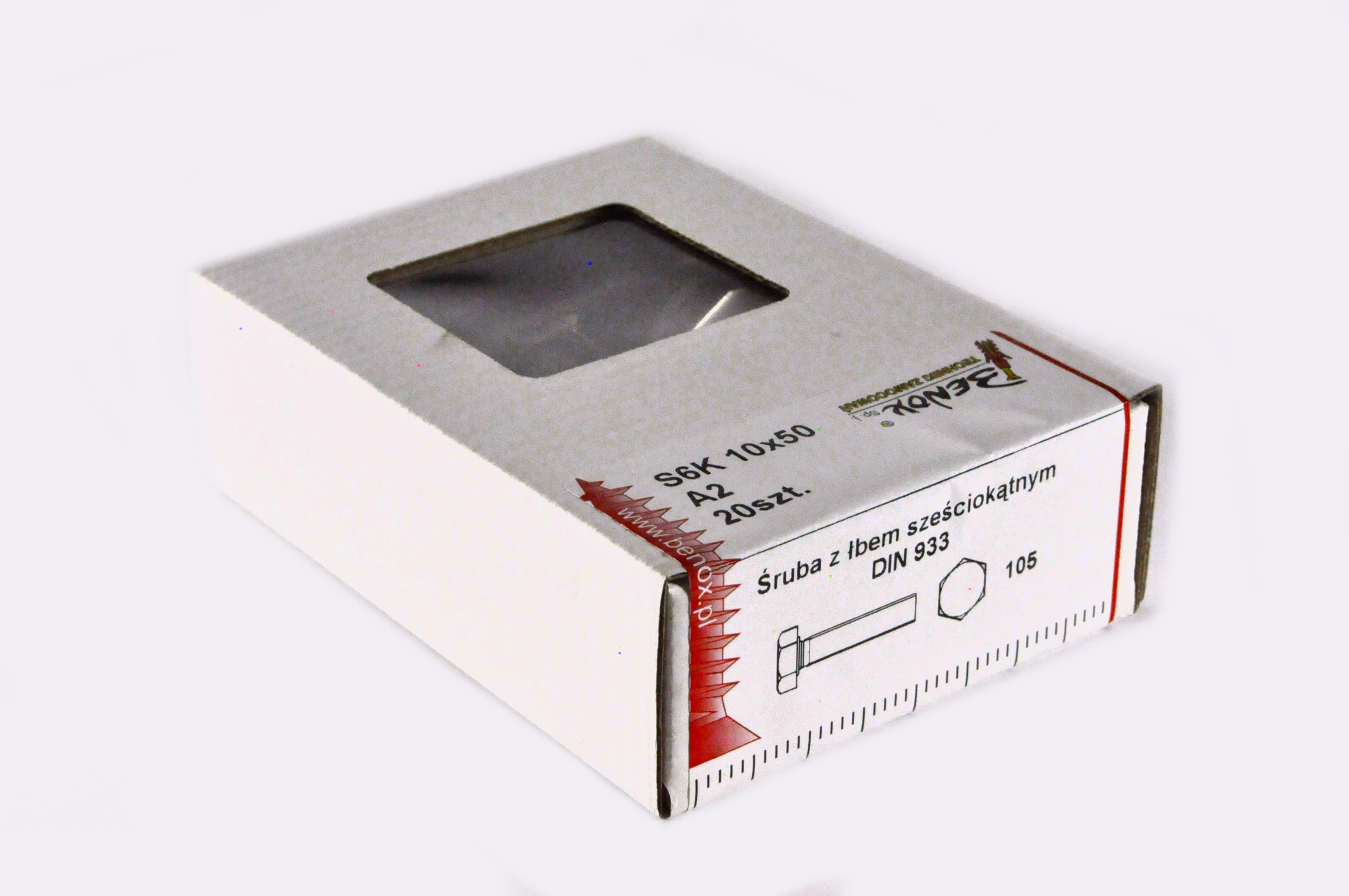 Śruba M10x50 mm DIN 933 (20 szt.) 1