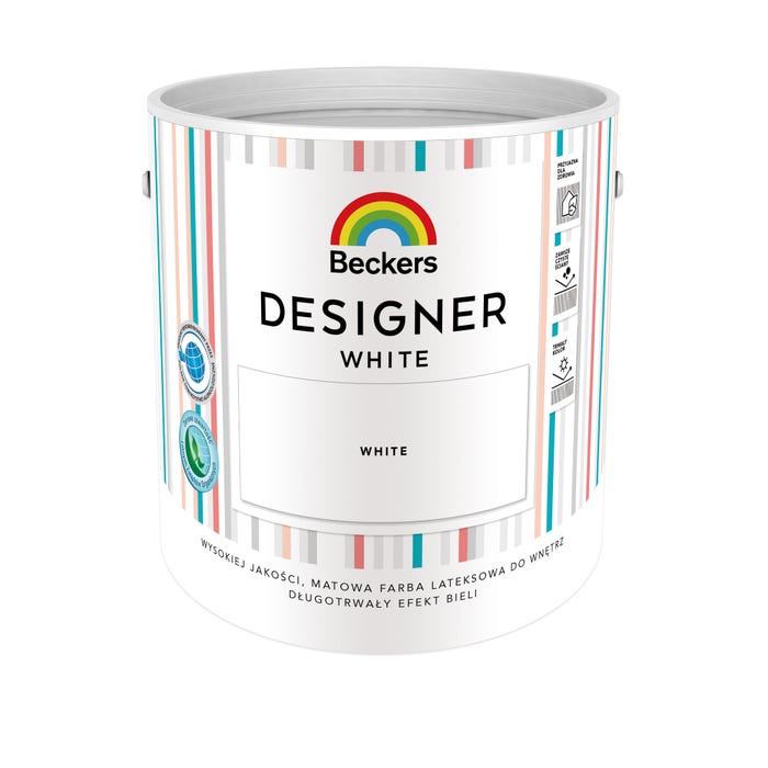 Farba Beckers Designer White biała 2,5l