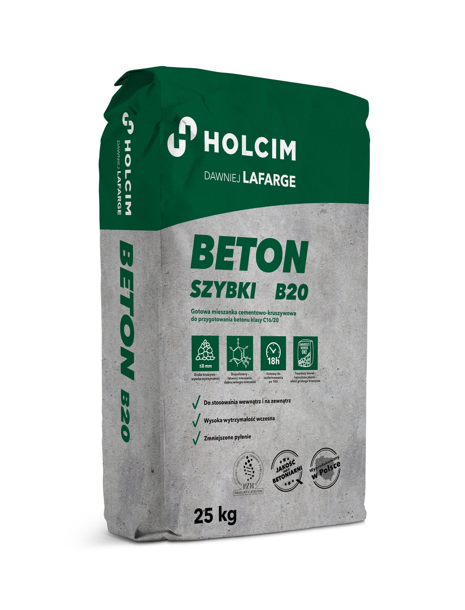 Gotowa sucha mieszanka Beton B-20 Lafarge 25 kg 0