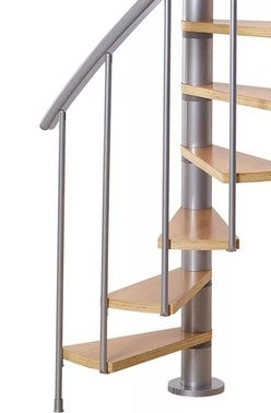 Schody spiralne Calgary średn.140cm srebrne 2