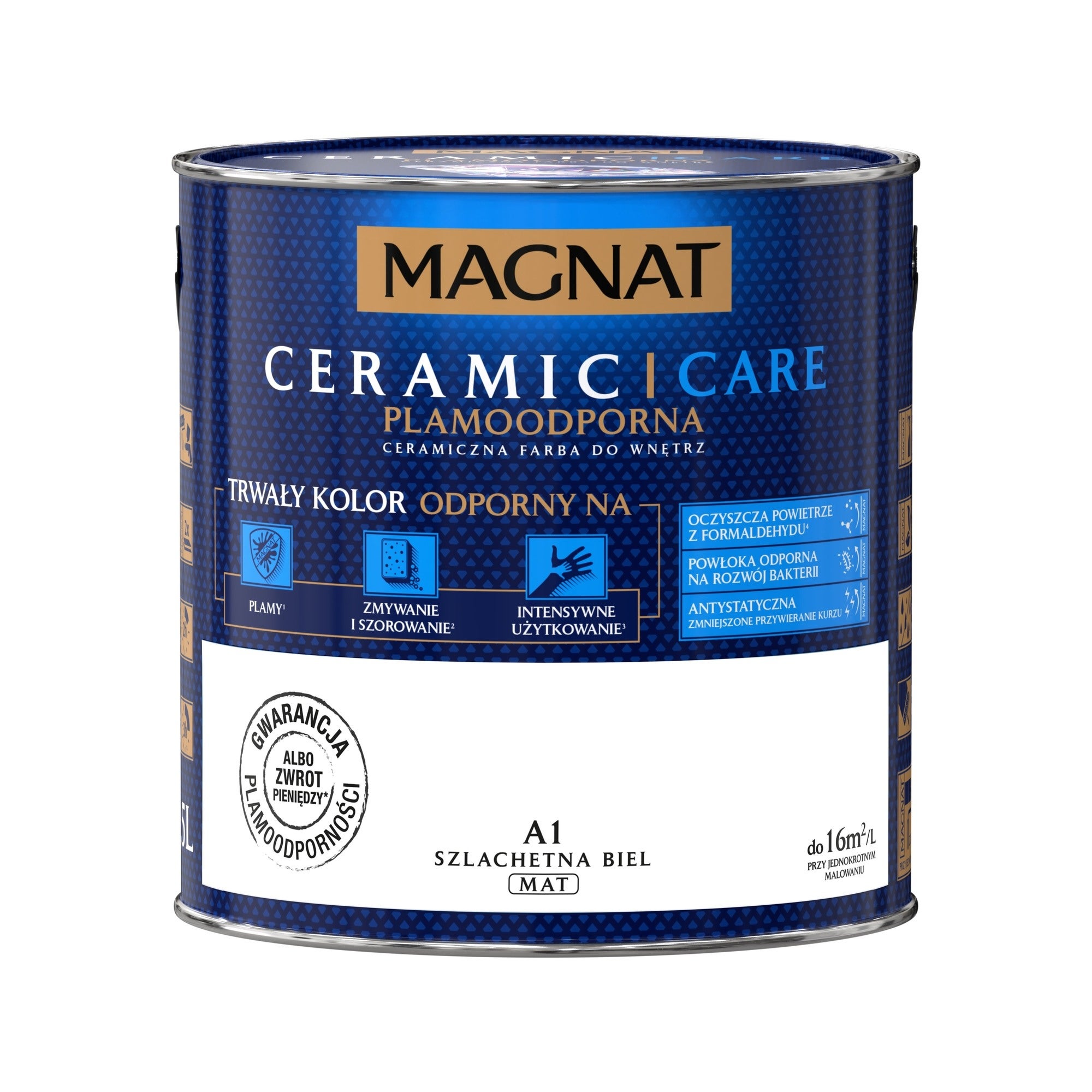 Farba Magnat Ceramic Care szlachetna biel 2,5 l 0
