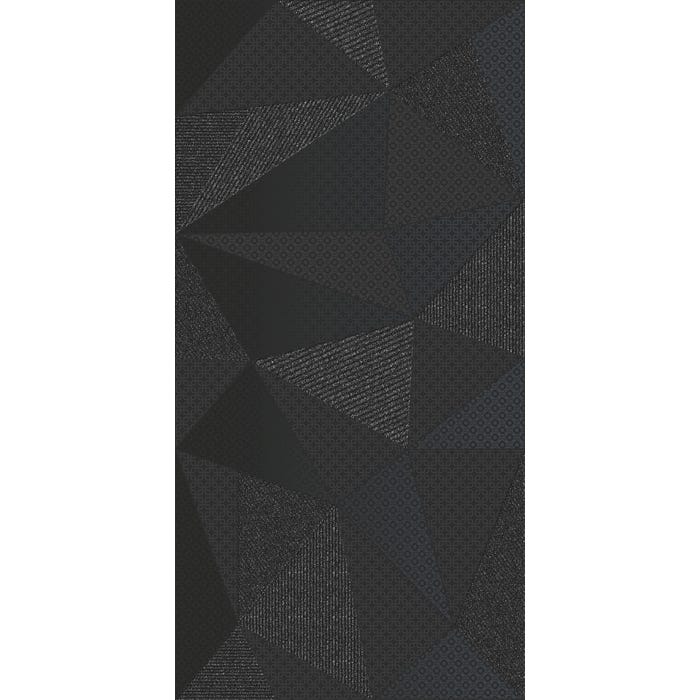 Dekor ścienny Alesia black 30x60 cm