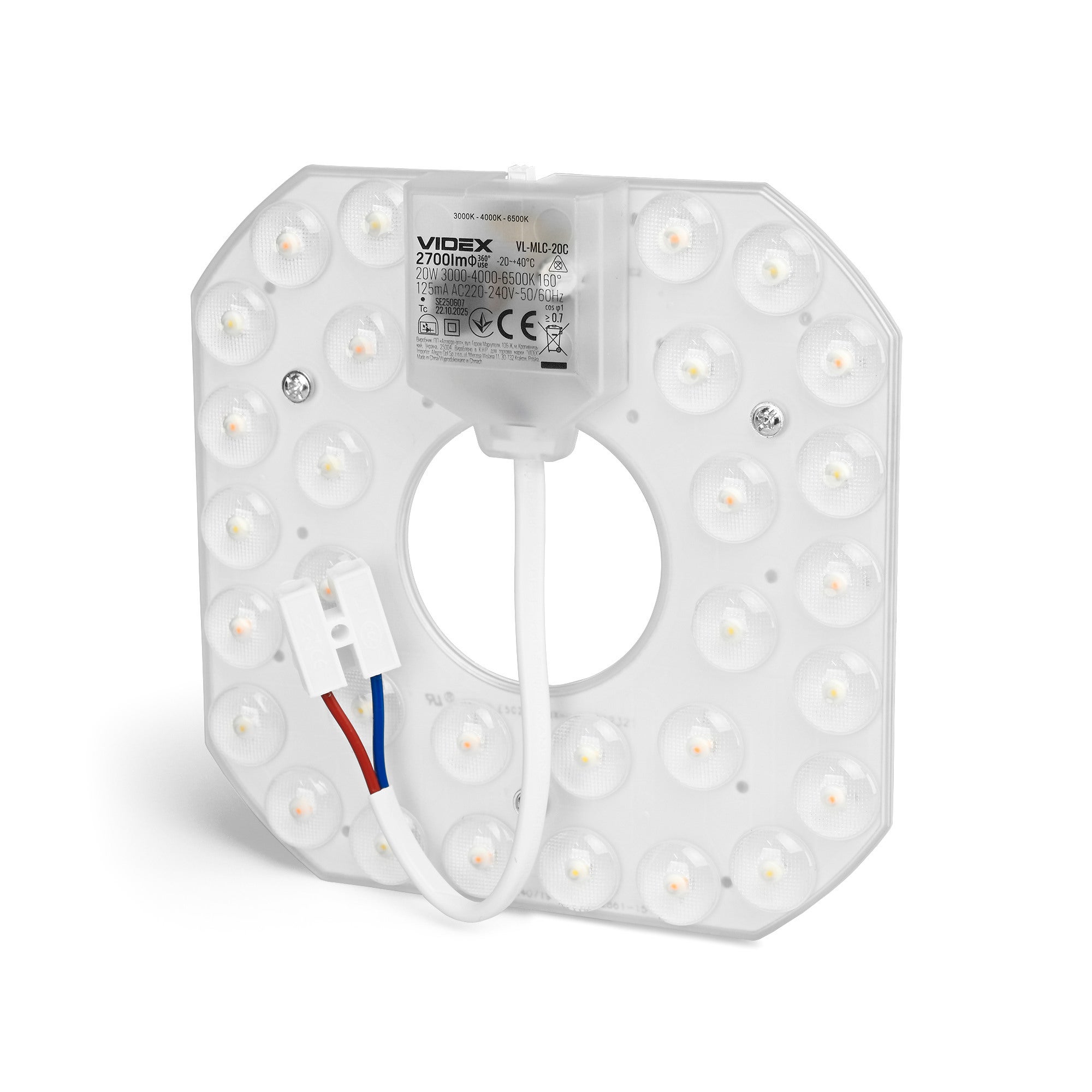 Wkład do plafonu LED 20W 2700lm C/N/Z IP20 1
