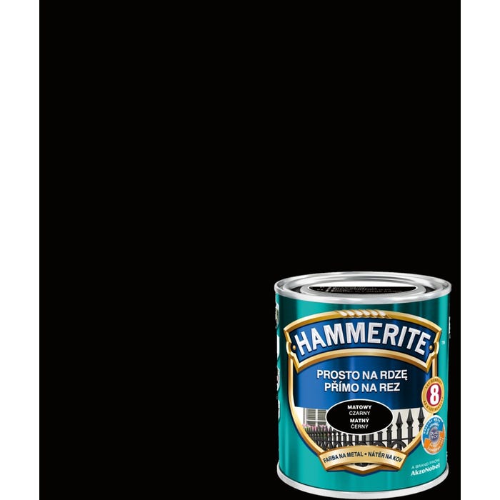 Farba antykorozyjna Hammerite czarny mat 0,7l