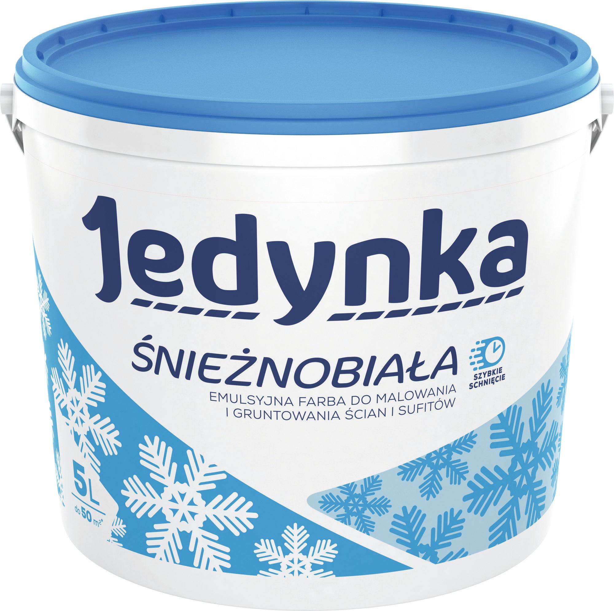 Farba Jedynka Śnieżnobiała biała 5l 0
