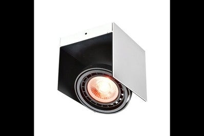 Oprawa sufitowa Verso 1x GU10 , ES111, biało-czarny, średnica 15,5cm, materiał metal