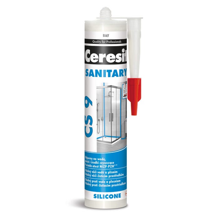 Silikon sanitarny Ceresit CS9 biały 280ml