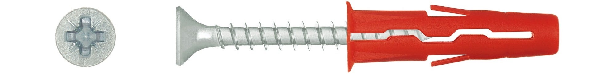 Mix UNO kołek uniwersalny fi 5, 6, 8 mm z wkrętem (60 szt.) 1