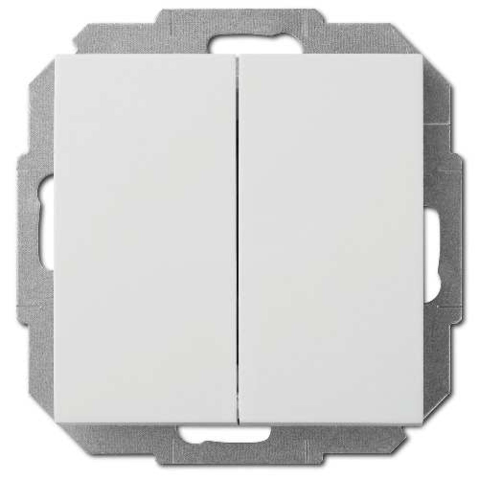 Elektroplast Senta biały łącznik podwójny 0