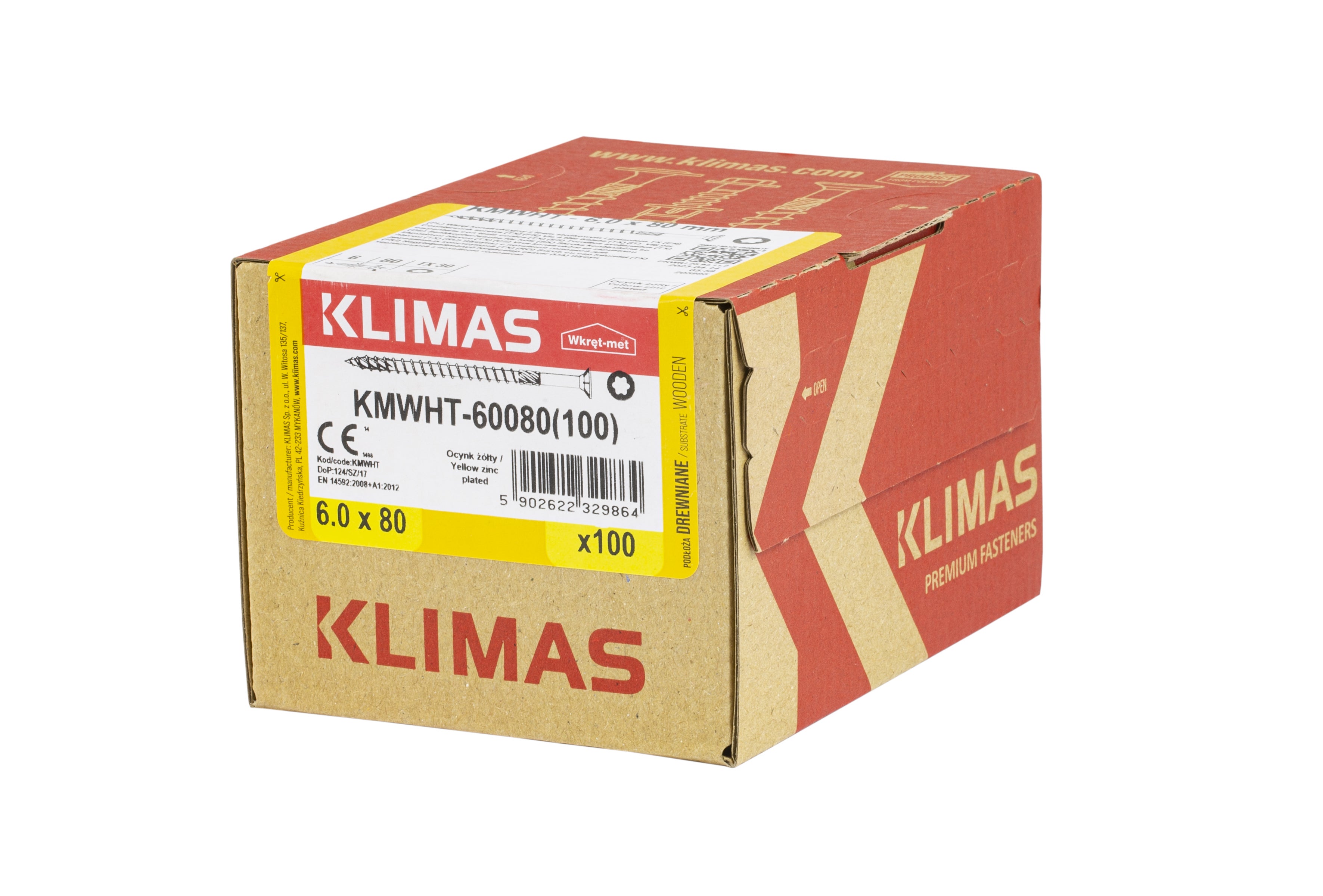 Wkręt konstrukcyjny 6x80 mm (100 szt.) 1