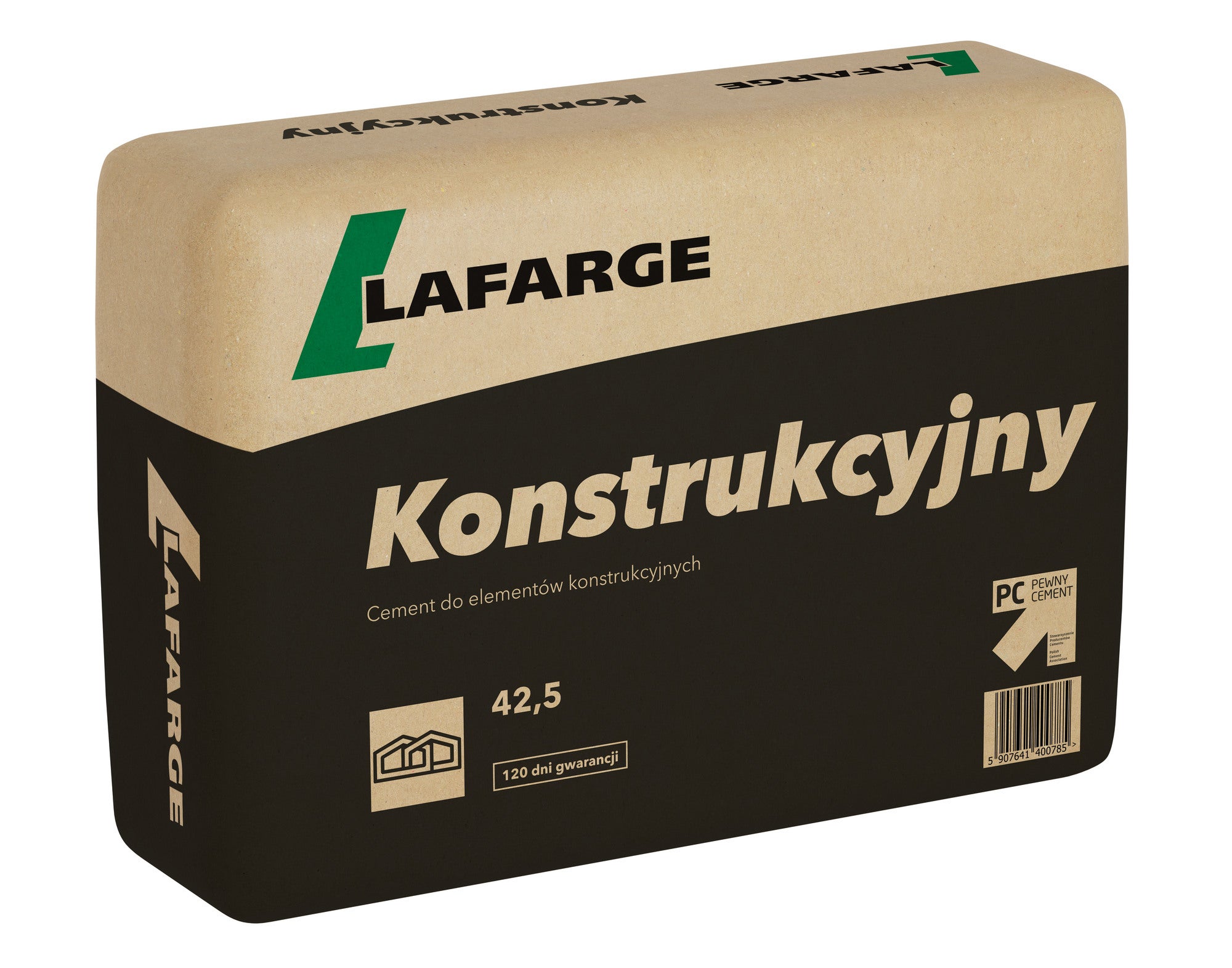 Cement portlandzki wieloskładnikowy Lafarge Konstrukcyjny CEM II/B-V 42,5R 22.5 kg 0