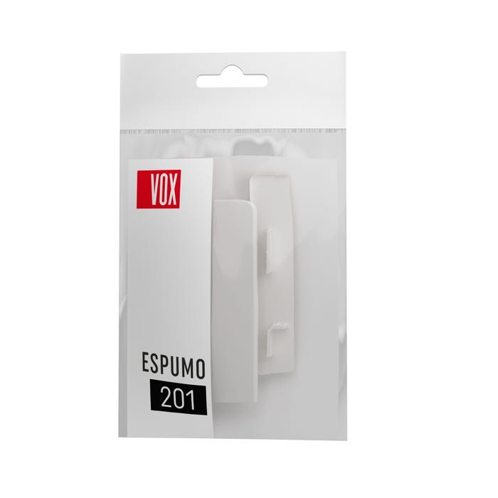 Zaślepka do listew przypodłogowych ESPUMO 201 80x30x30mm biały op.2szt.