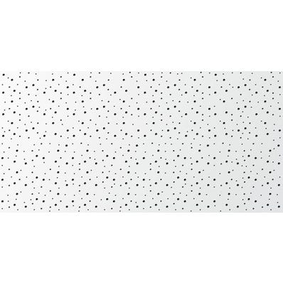 Płyta sufitowa GK gipsowo kartonowa akustyczna RIGIPS RIGITONE 8/15/20 SUPER z czarną flizeliną 12,5/1200/1960 mm