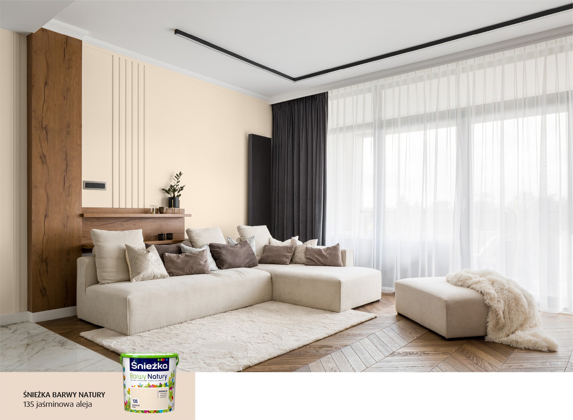 Farba Barwy Natury jaśminowa aleja 2,5l 1