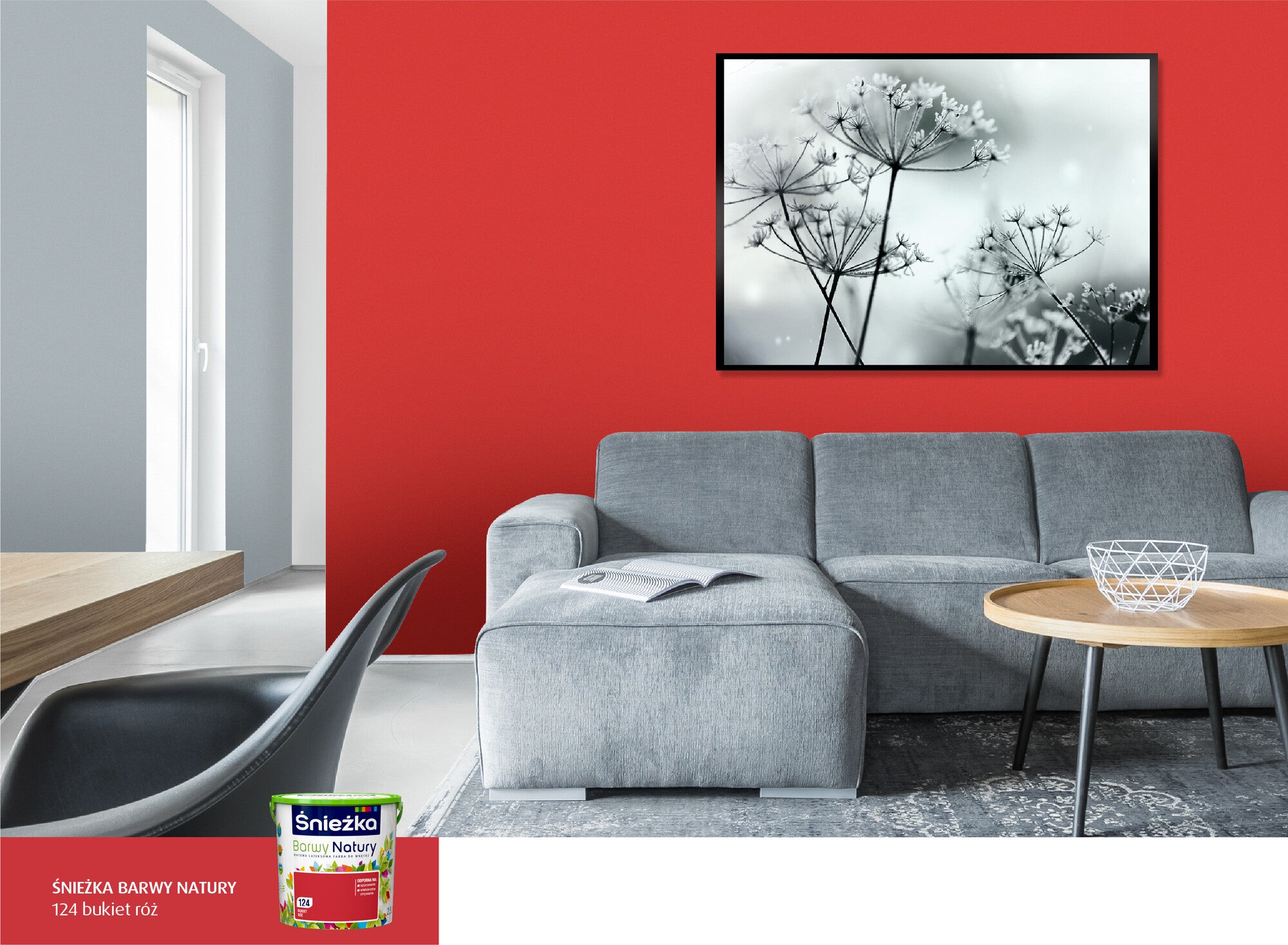 Farba Barwy Natury bukiet róż 2,5l 2