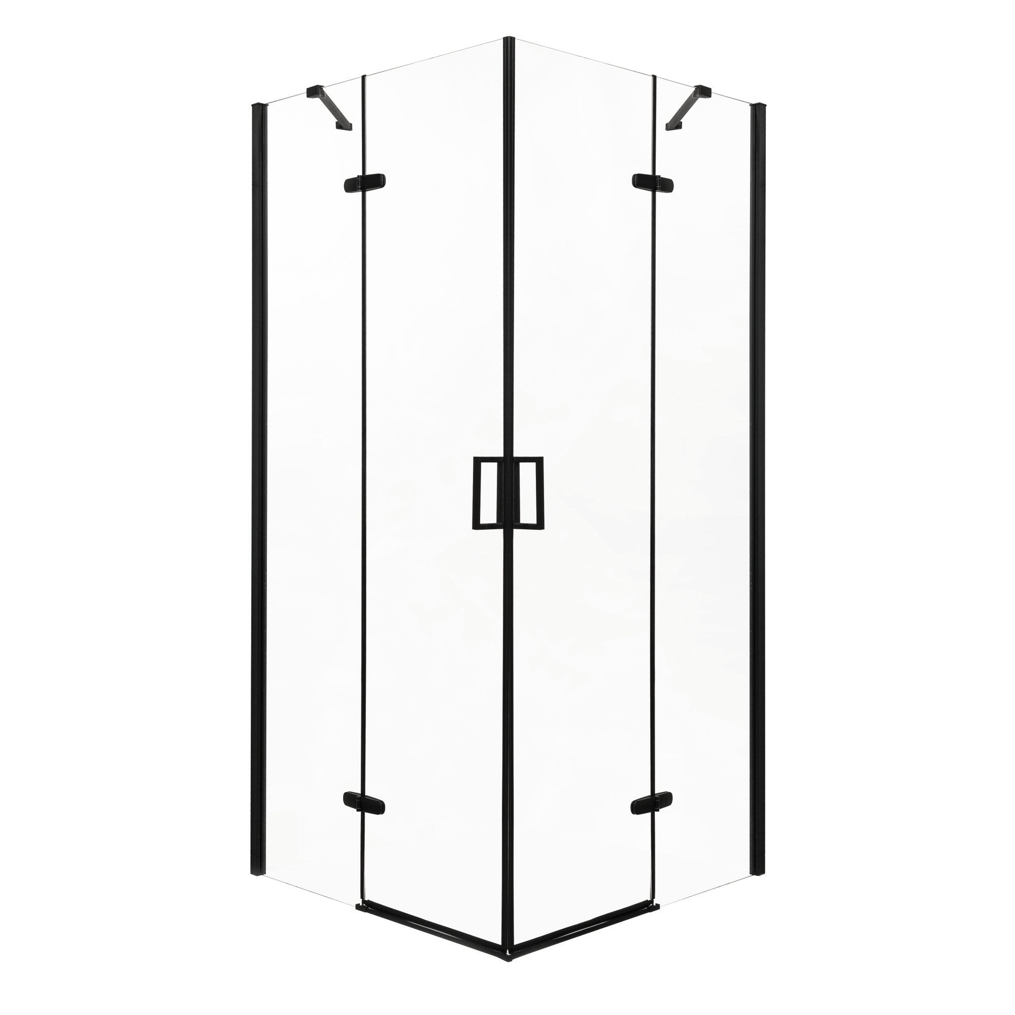 Kabina prysznicowa Novoterm Flow 90 x 90 cm czarna