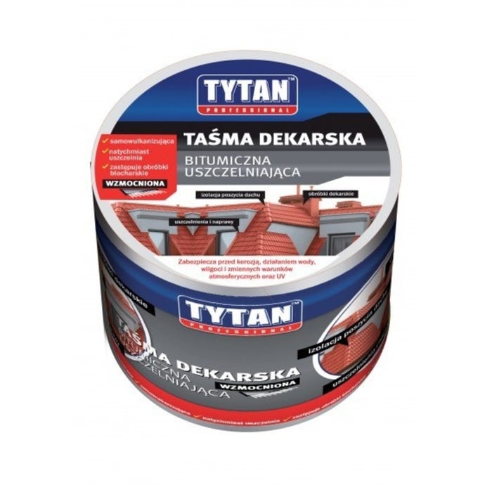Taśma uszczelniająca dekarska Tytan 0.075x10 m, aluminium