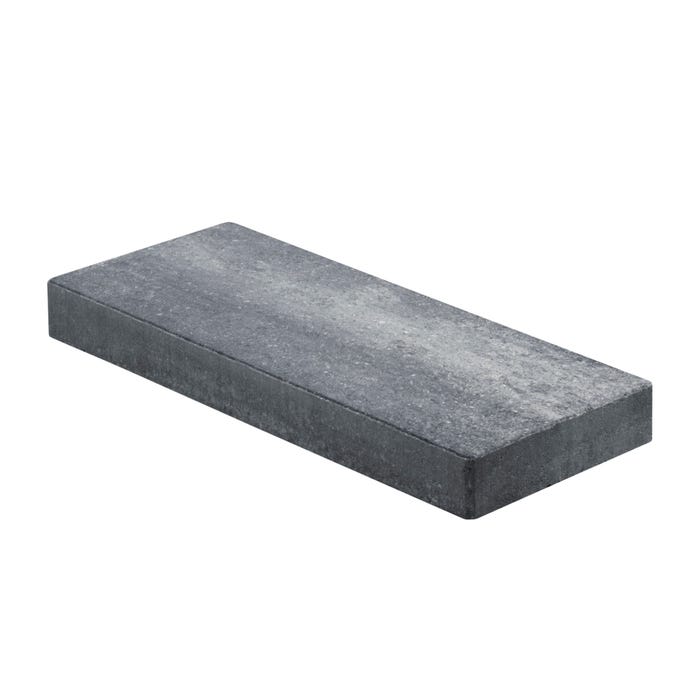 Daszek ogrodzeniowy Palermo stalowo-biały, wym. 50x20x5 cm, Brukdom