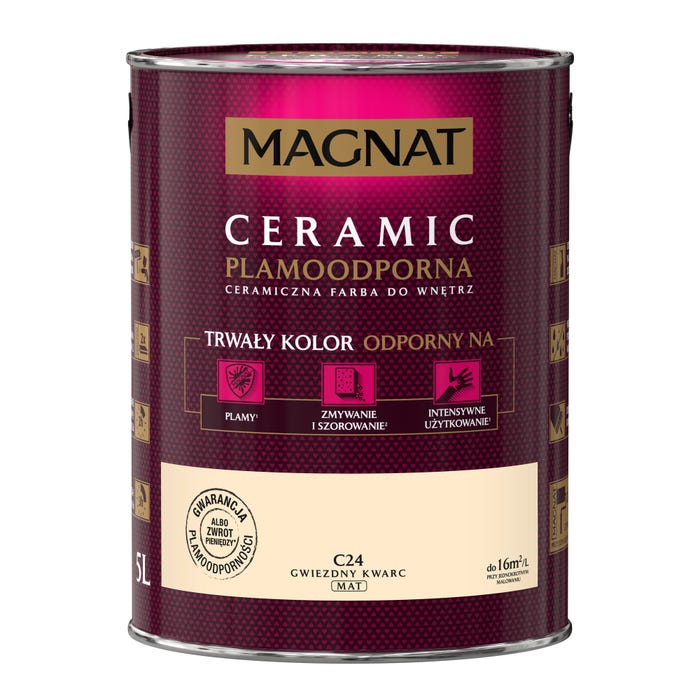 Farba Magnat Ceramic gwiezdny kwarc 5l