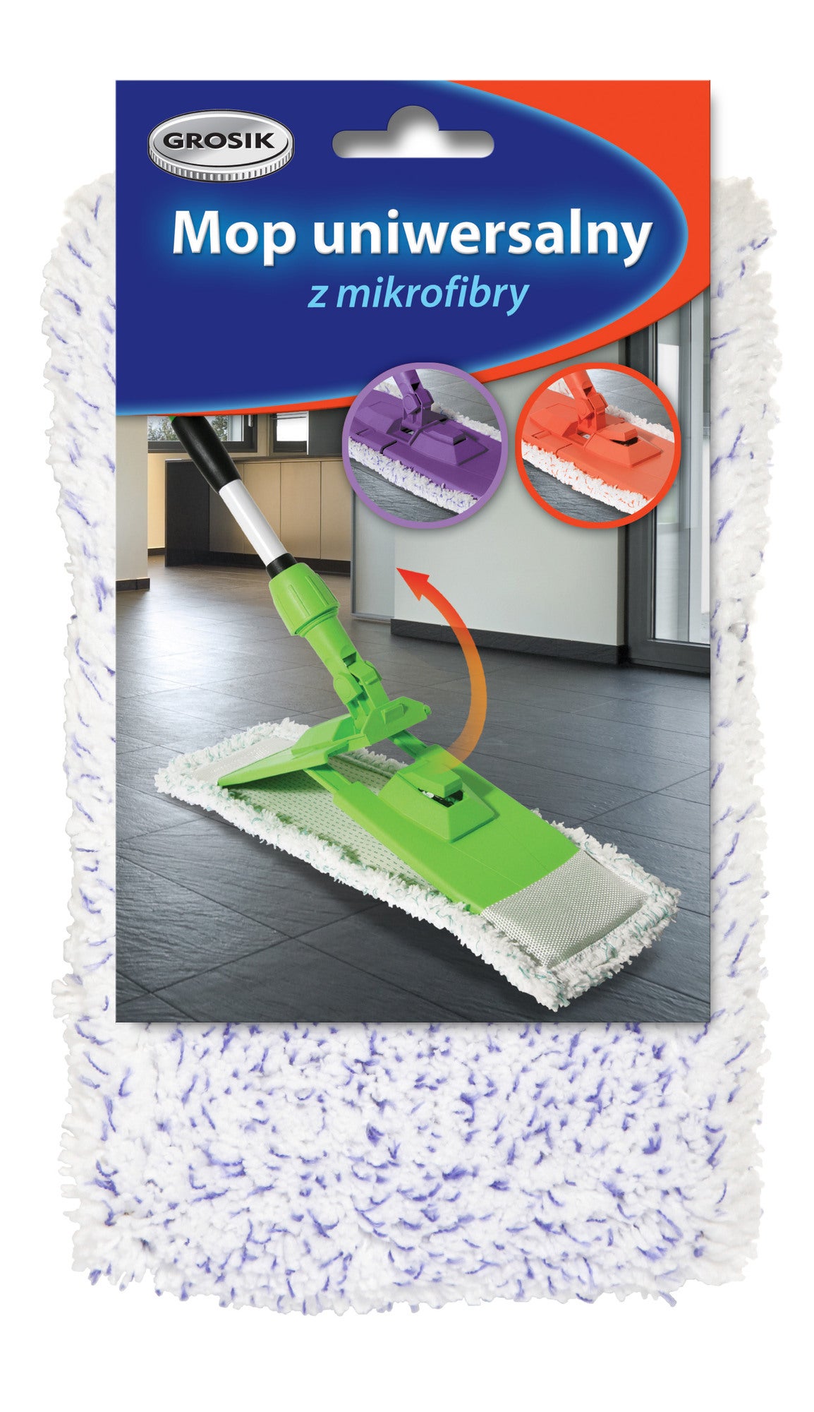 Zapas mopa uniwersalnego z mikrofibry Grosik