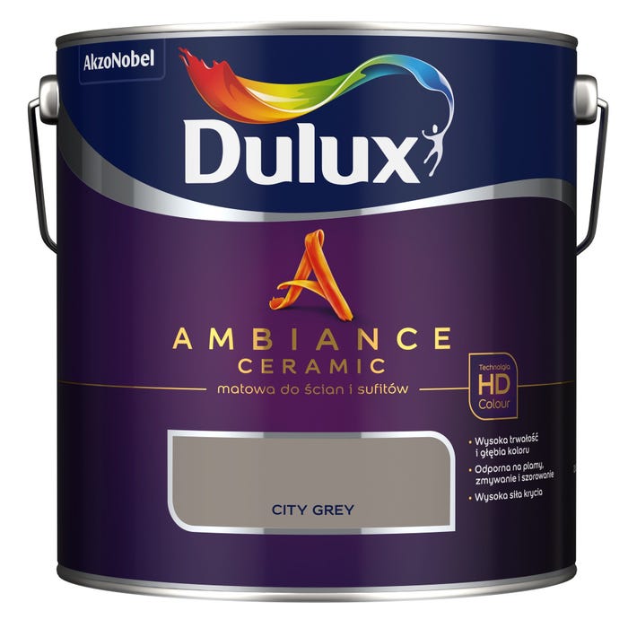 Farba Dulux Ambiance Ceramic city grey 2,5l