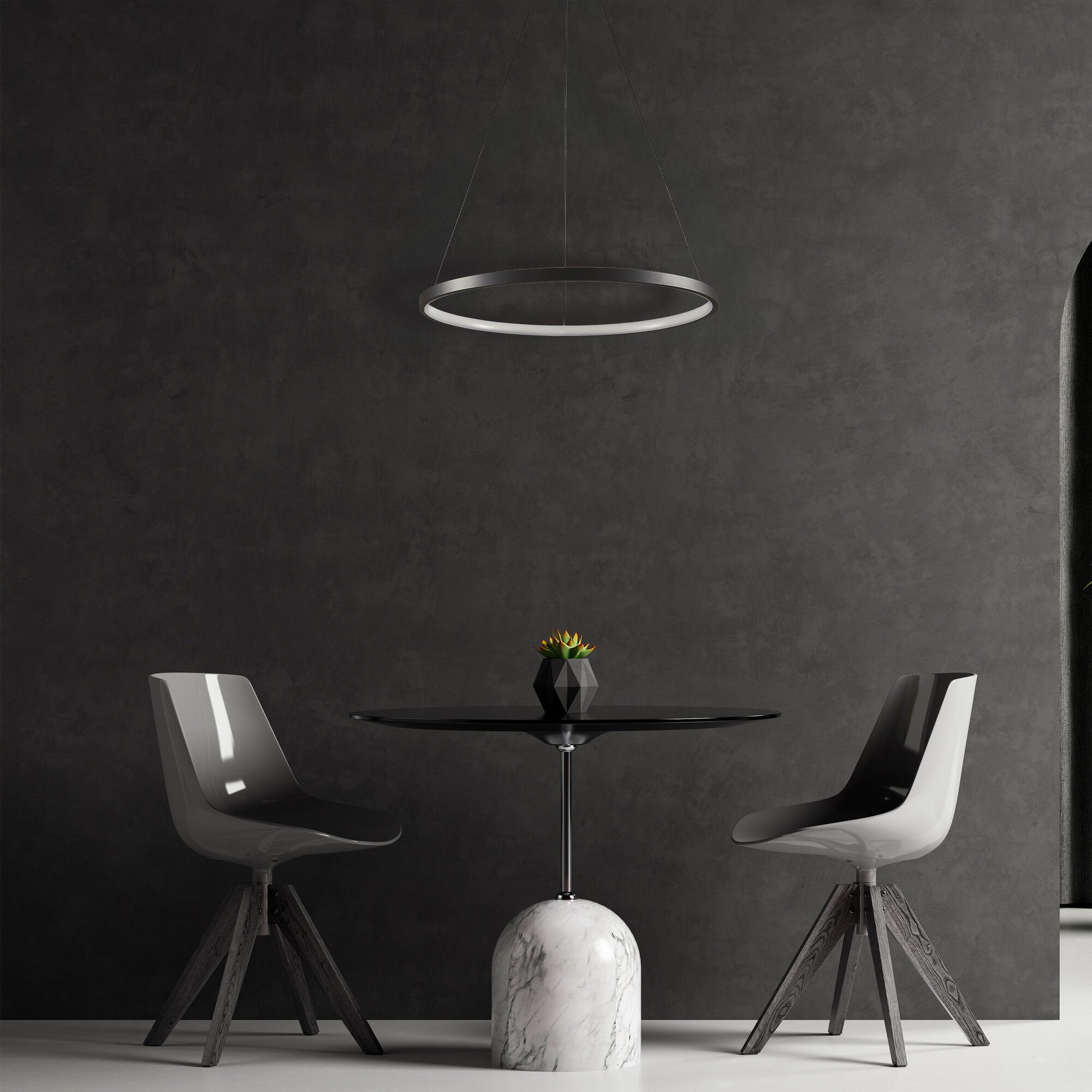 Lampa wisząca LED Lea 25W 3000lm czarna 5