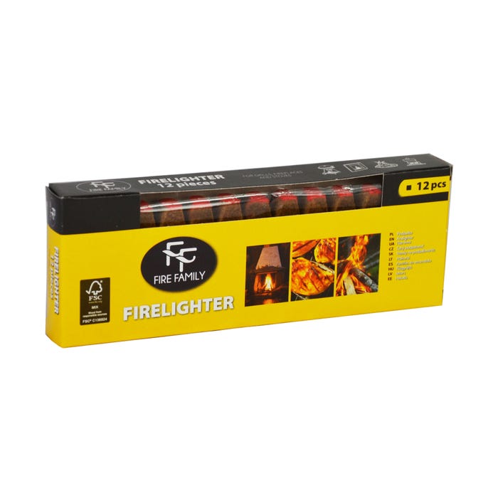 Podpałka z zapłonem FF 12 kostek