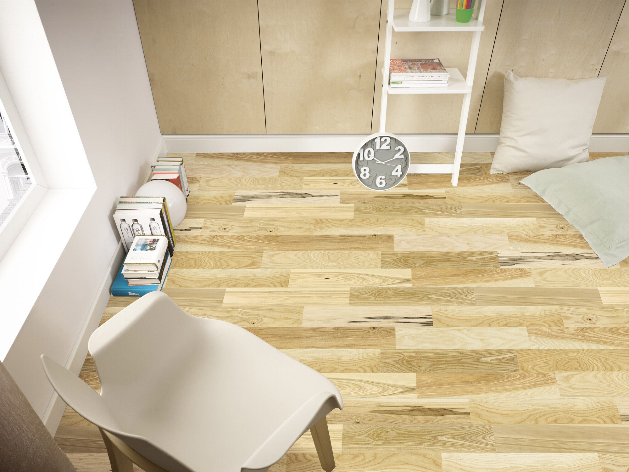 Deska podłogowa Jesion Various 3-warstw. 1-lam. lakier op.0,65m2 1