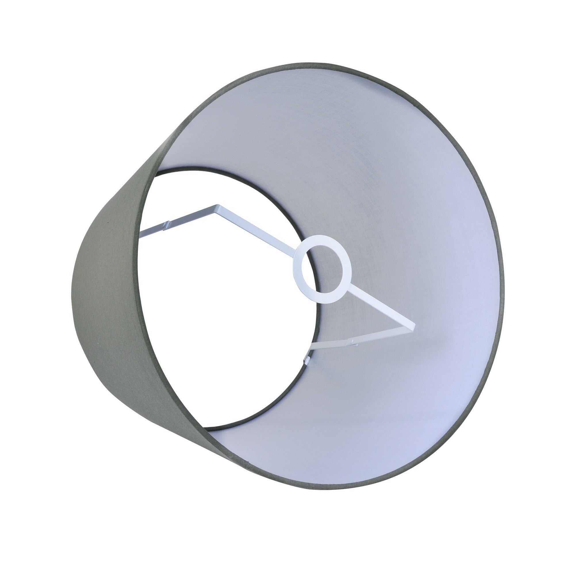 Abażur stożkowy 35 cm, ciemny szary 2