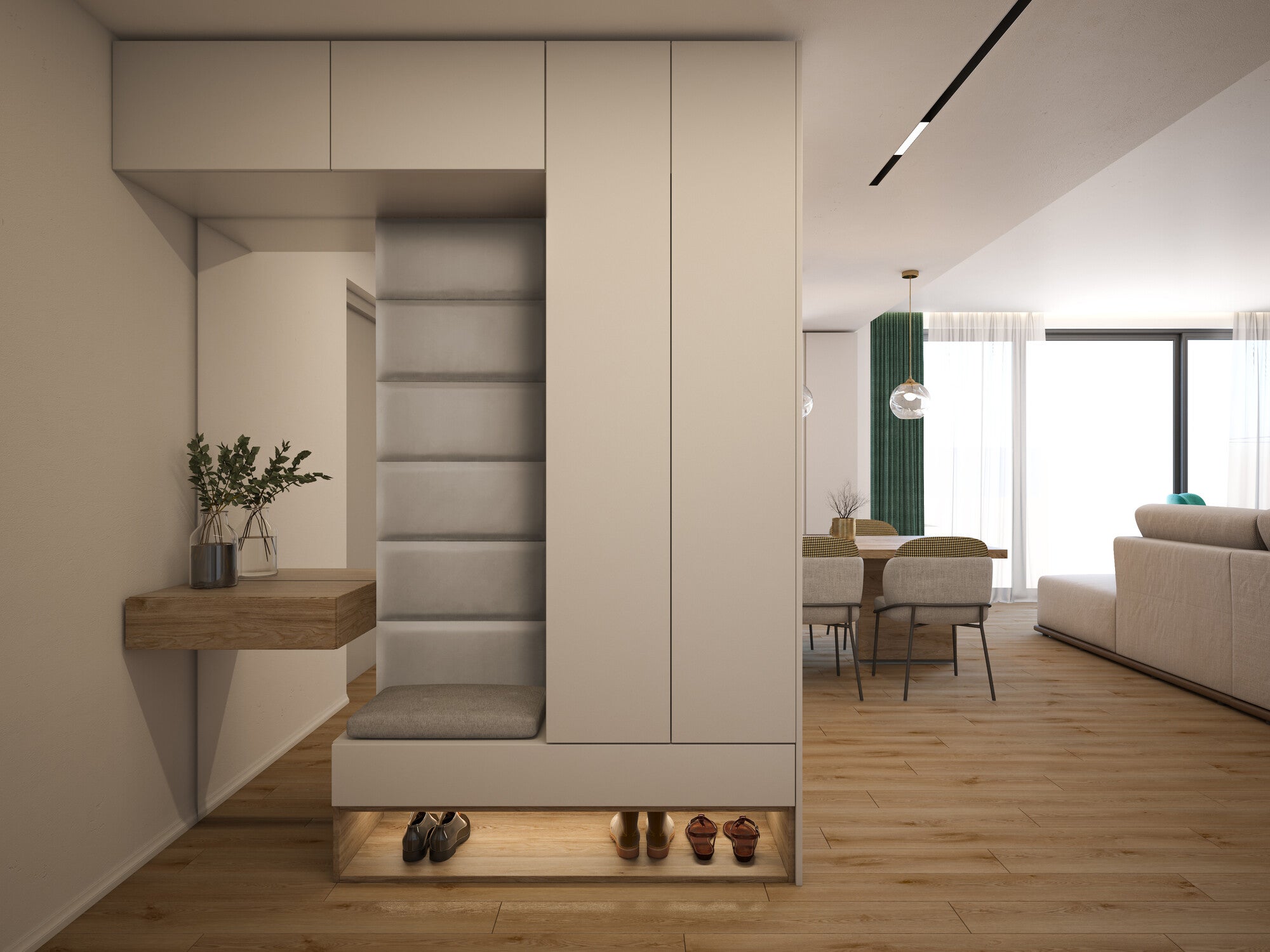 Panel tapicerowany SOFTLINE SL RE 600x300 jasny brąz 1