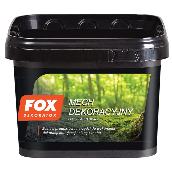 Tynk o efekcie mchu Fox Dekorator zestaw 3,5m2