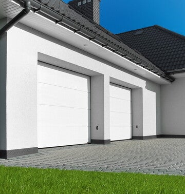 Brama segmentowa Nobla z napędem automatyczna 2500x2125 biały 2