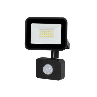 Naświetlacz LED sieciowy 20W, 1600Lm, 4000K, czujnik ruchu i zmierzchu