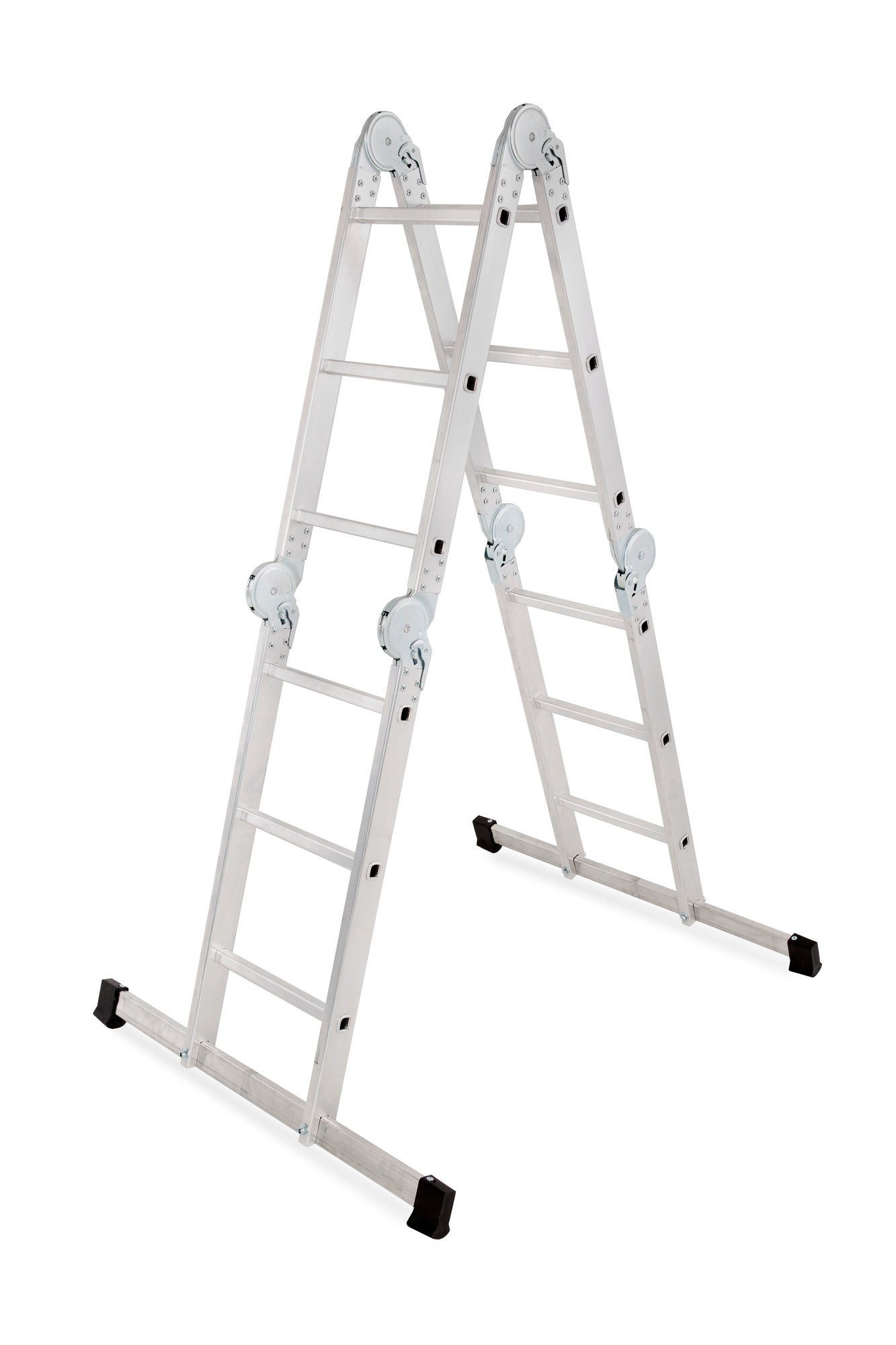 Drabina przegubowa 4x3 z platformą 150 kg 0