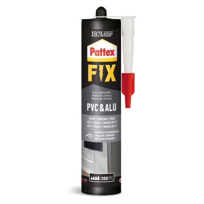 Klej montażowy Pattex Fix PVC & Alu 440g