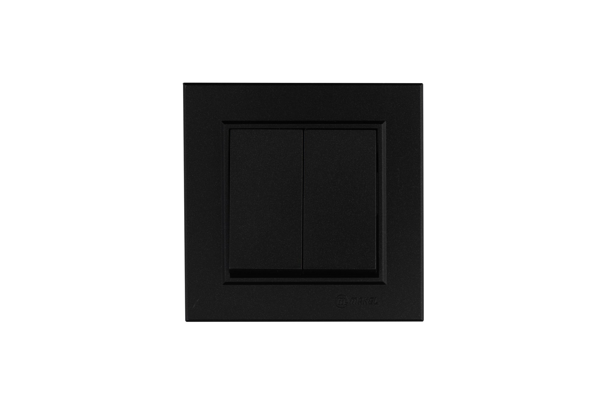 Karea czarny łącznik podwójny z ramką