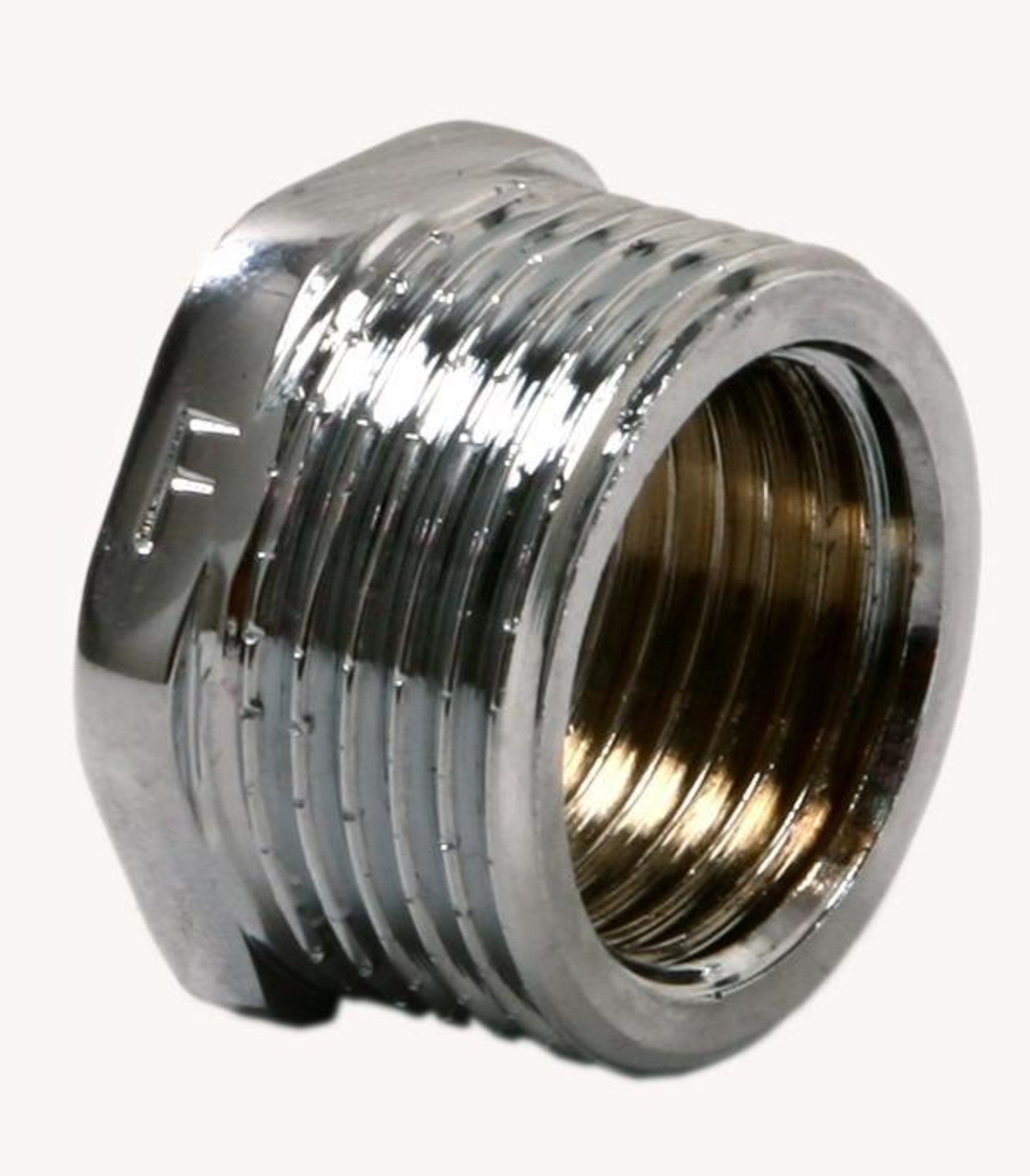 Redukcja mosiężna 3/4x1/2\" chrom"""