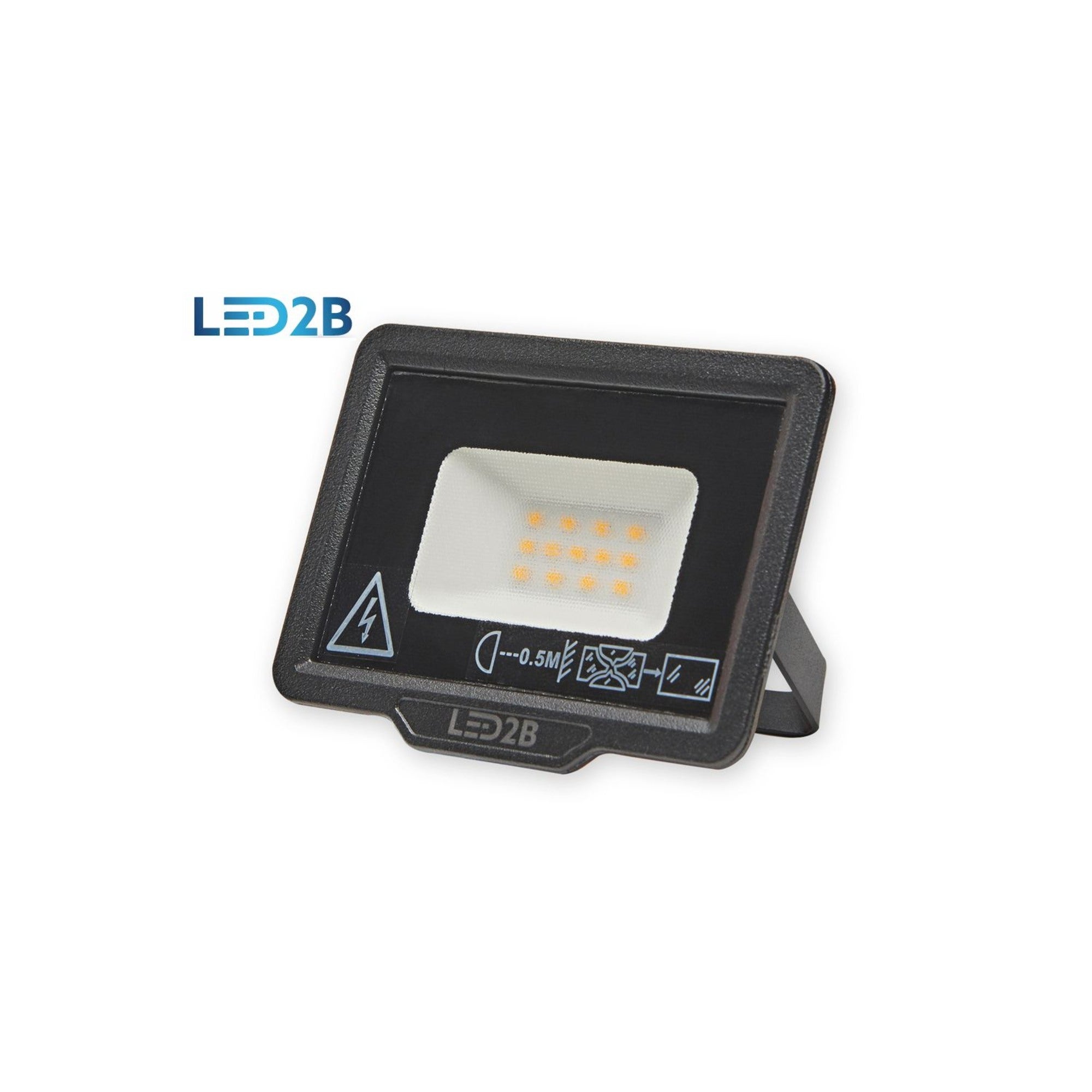 Naświetlacz MH LED 10W 800lm 6000K IP65 czarny