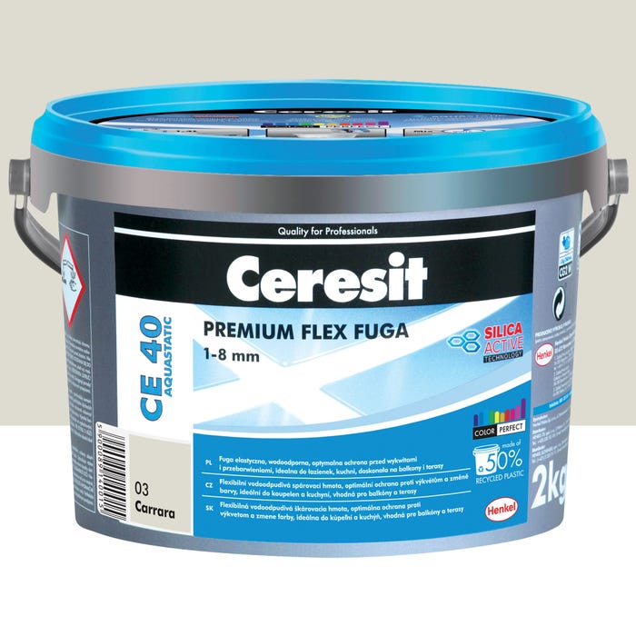 Fuga CE40 Aquastatic 03 carrara 2 kg