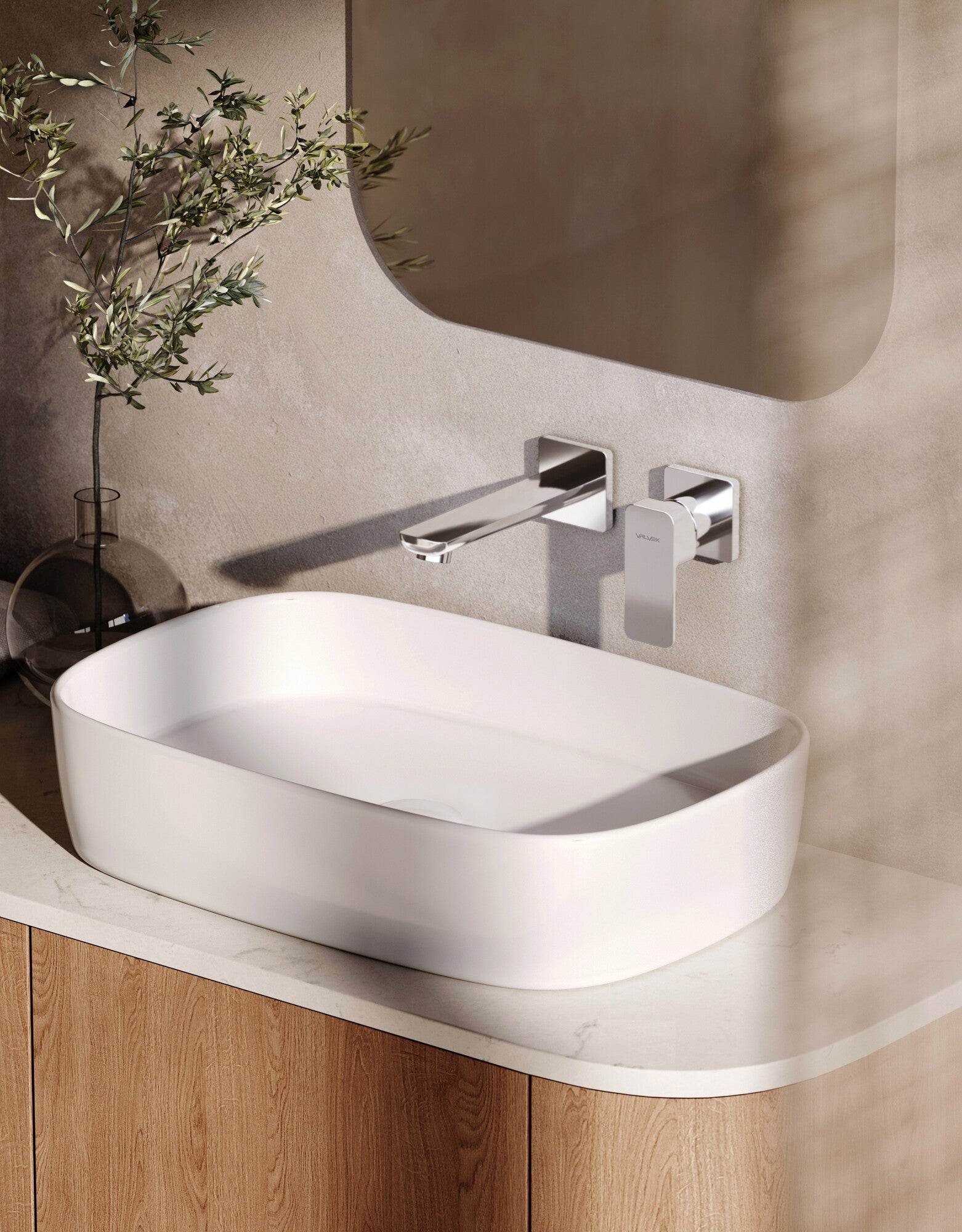 Bateria umywalkowa podtynkowa Valvex Remo chrom 1