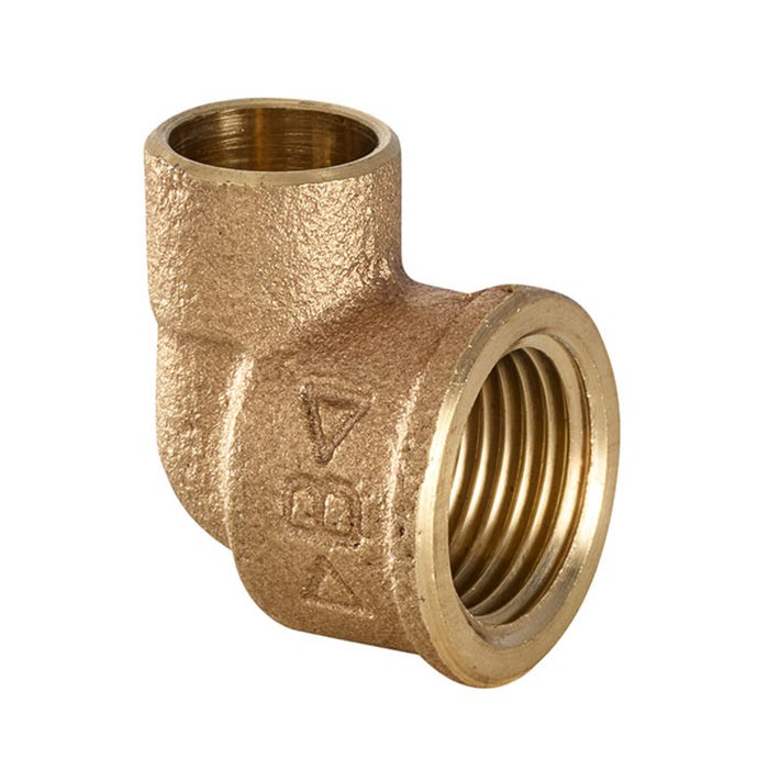 Kolano brąz GW 15 mm x 1/2"
