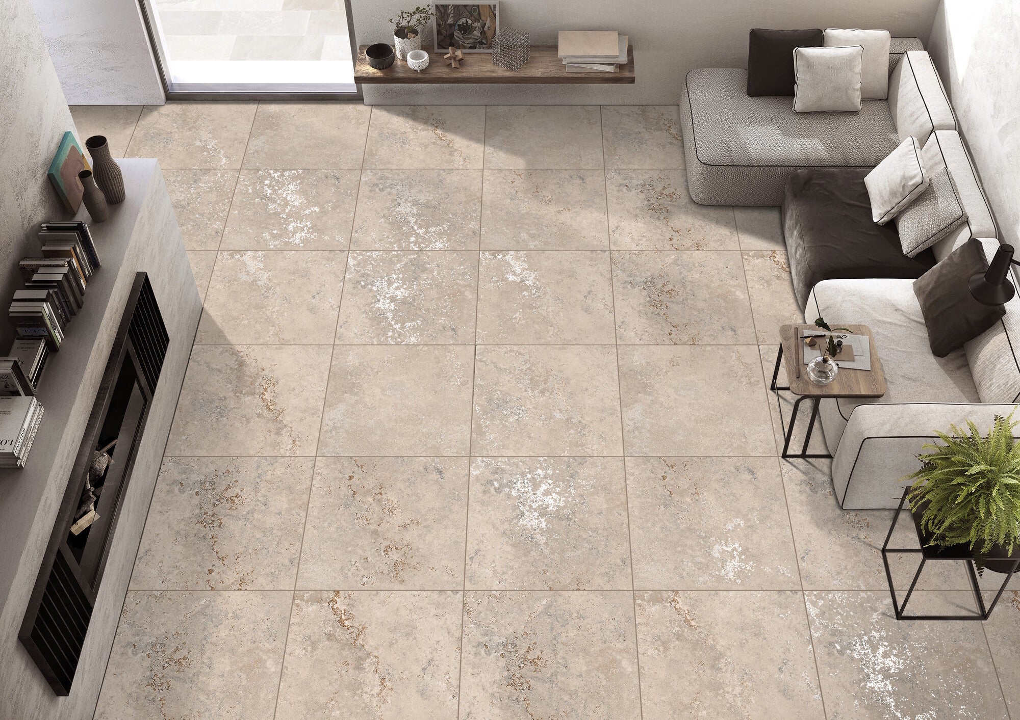 Gres szkliwiony Sierra Melton carving 60x60 1,44 m2 4