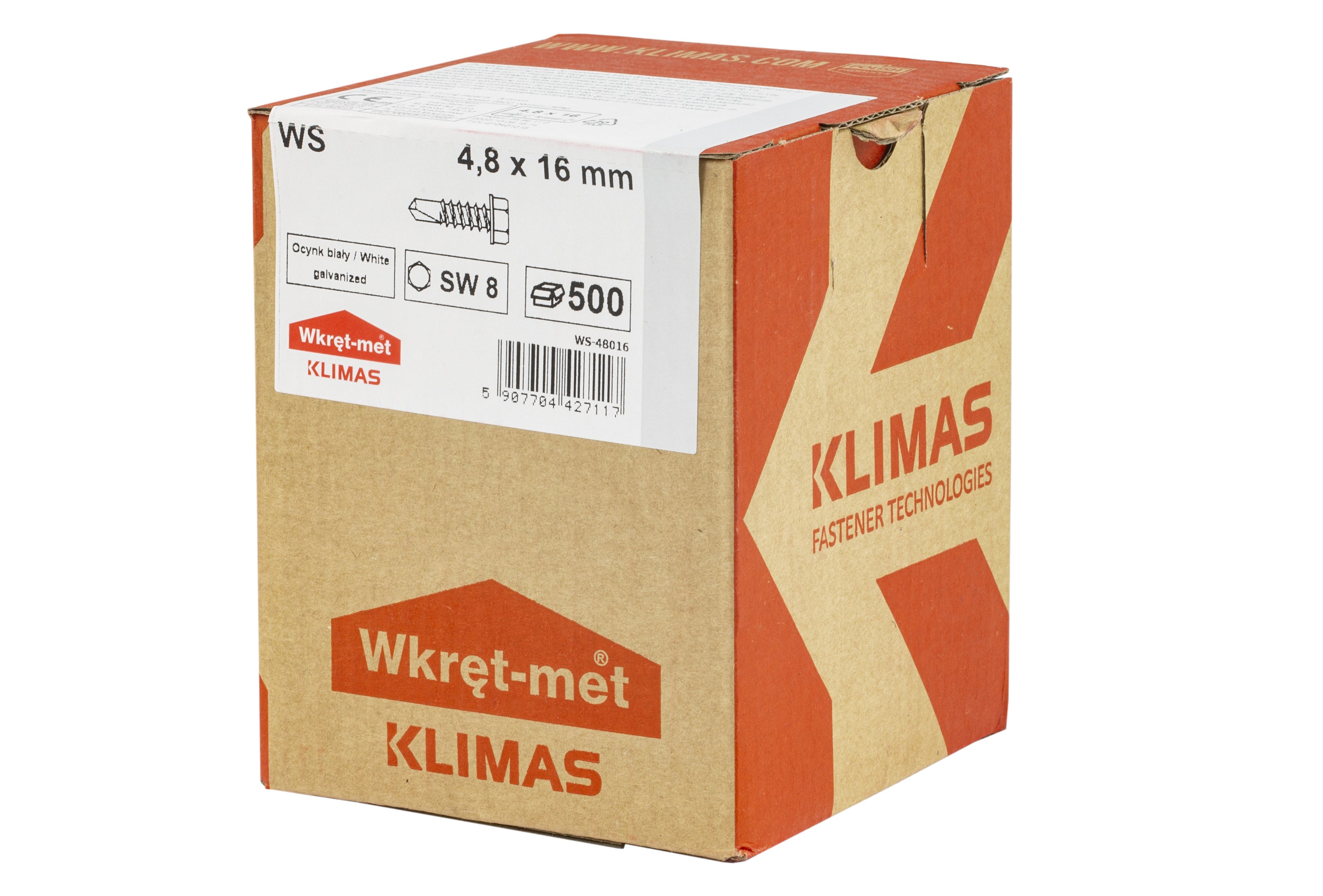 Wkręt samowiercący 4.8x16 mm (1.48 kg.) 1