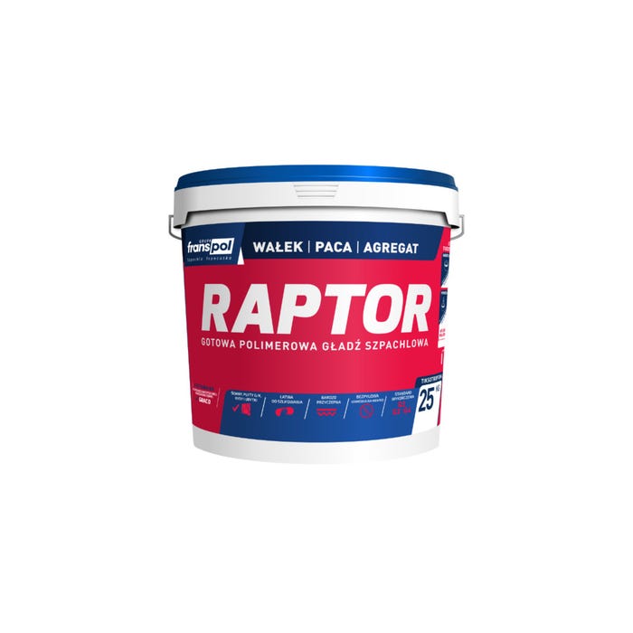 Gotowa gładź szpachlowa Franspol Raptor 25 kg