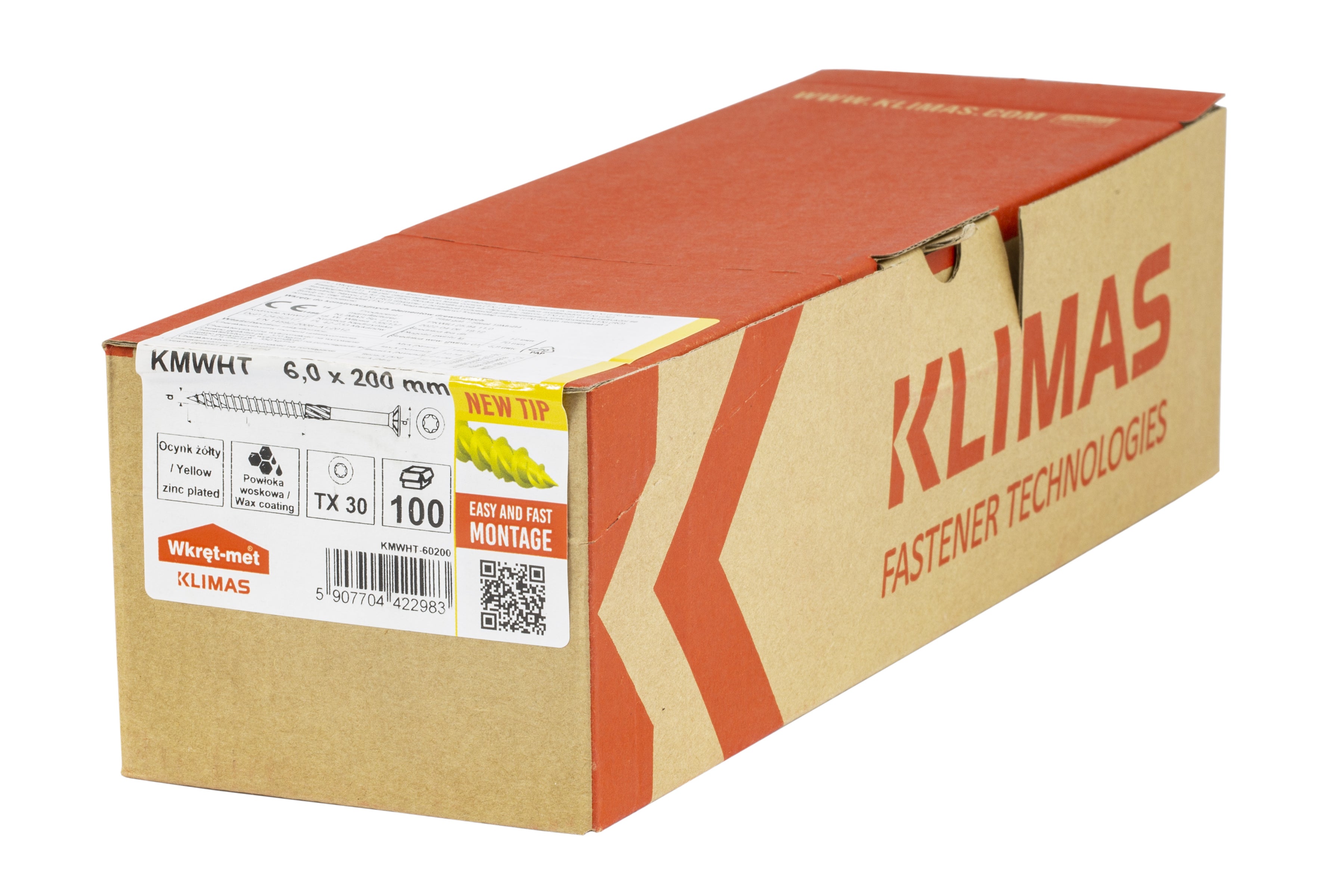 Wkręt konstrukcyjny 6x200 mm (100 szt.) 1